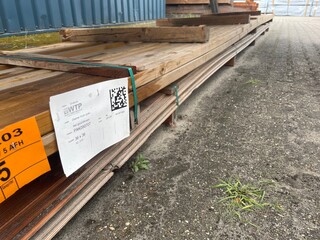 Ca. 40x Vuren Latten Geschaafd, 36x36mm, lengte 510cm